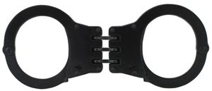 Fox Outdoor Handcuffs Detective - Double Lock - 3 Hinges - Black 09959803 - Fox Outdoor