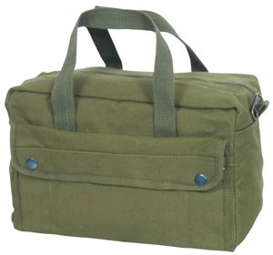 Fox Outdoor Mechanic's Tool Bag w/ Brass Zipper Olive Drab 09959804 - Fox Outdoor