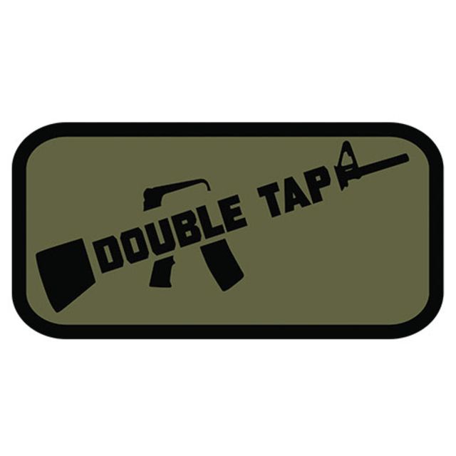 Fox Outdoor Medical and Morale Patches Double Tap - Olive Drab - Fox Outdoor
