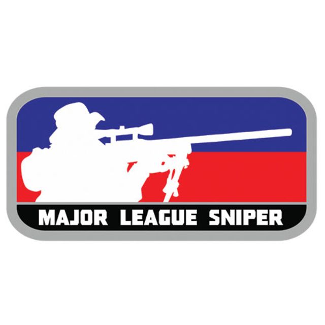 Fox Outdoor Medical and Morale Patches Major League Sniper - Blue/Red - Fox Outdoor