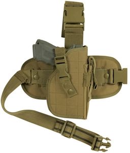 Fox Outdoor Mission Ready Drop Leg Holster Glock/Beretta/Springfield Armory Coyote 0995989 - Fox Outdoor