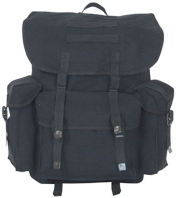 Fox Outdoor NATO Style Rucksack 19x12in Black 09959808 - Fox Outdoor