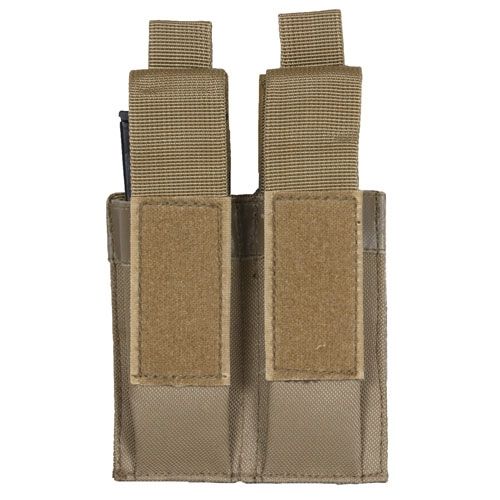 Fox Outdoor Pistol Quick Deploy Dual Mag Pouch Coyote - Fox Outdoor