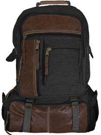 Fox Outdoor Retro Cantabrian Excursion Rucksack Black 0995988 - Fox Outdoor