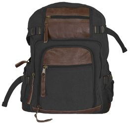 Fox Outdoor Retro Londoner Commuter Daypack Black 0995980 - Fox Outdoor