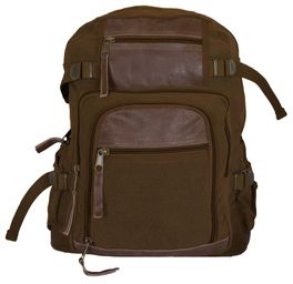 Fox Outdoor Retro Londoner Commuter Daypack Vintage Brown 0995989 - Fox Outdoor