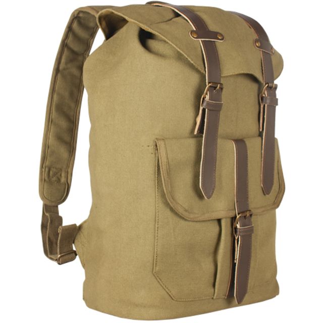 Fox Outdoor Retro Madridian Rucksack Olive Drab - Fox Outdoor