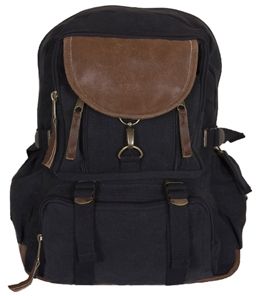 Fox Outdoor Retro Parisian City Daypack Black 0995986 - Fox Outdoor