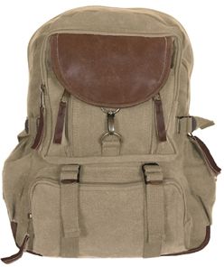 Fox Outdoor Retro Parisian City Daypack Khaki 0995984 - Fox Outdoor
