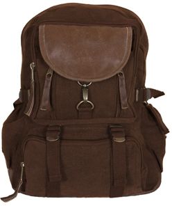Fox Outdoor Retro Parisian City Daypack Vintage Brown 0995985 - Fox Outdoor