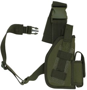 Fox Outdoor SAS Tactical Leg Holster Olive Drab - 5in Right Handed 0995989 - Fox Outdoor