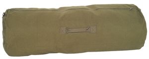 Fox Outdoor Zipper Duffel Bag 25x42in Olive Drab 09959801 - Fox Outdoor