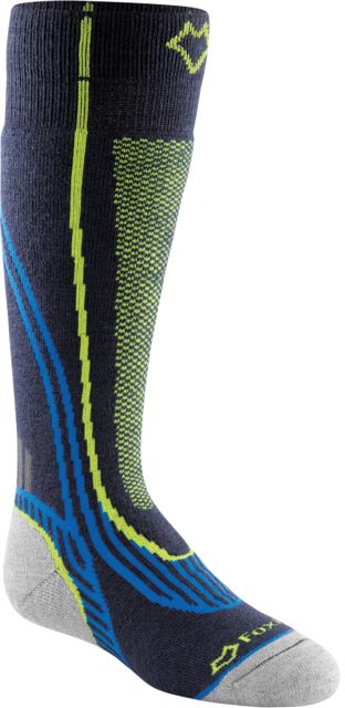 Fox River Snowpass Medium Weight Over-the-Calf Ski and Snowboard Sock - Kid's Navy Medium