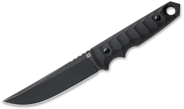 Fox Ryu Tactical Tanto Fixed Blade Knife 5.31in Niolox G10 Black Handle
