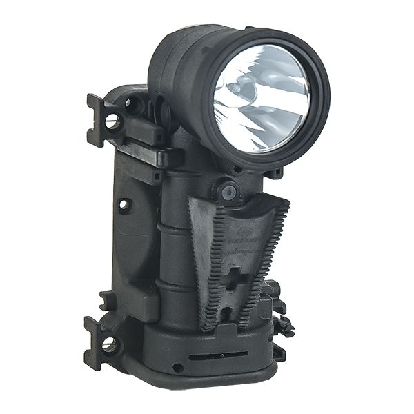 FoxFury Breakthrough BT2+ Hybrid Right Angle Light Rechargeable 700 Lumens White LED Rechargeable Battery Pack/Docking Station AC/DC Adaptor Black - Foxfury