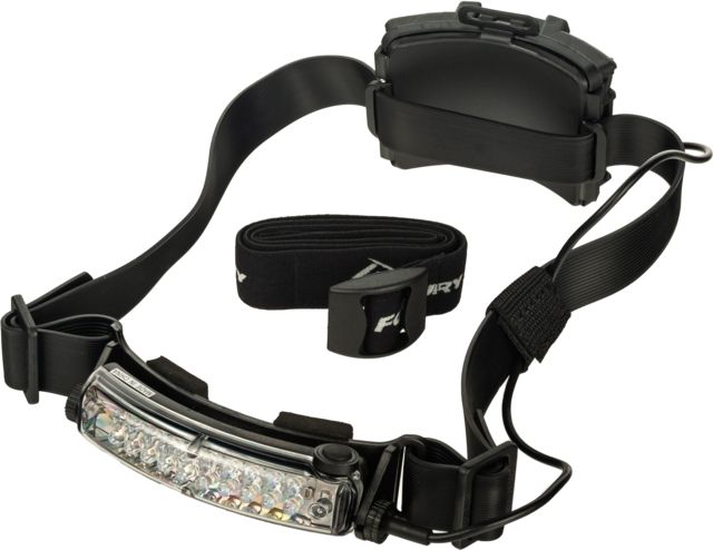 Foxfury Lighting Command+ Tilt White & Green LED Helmet Light Black One Size - Foxfury