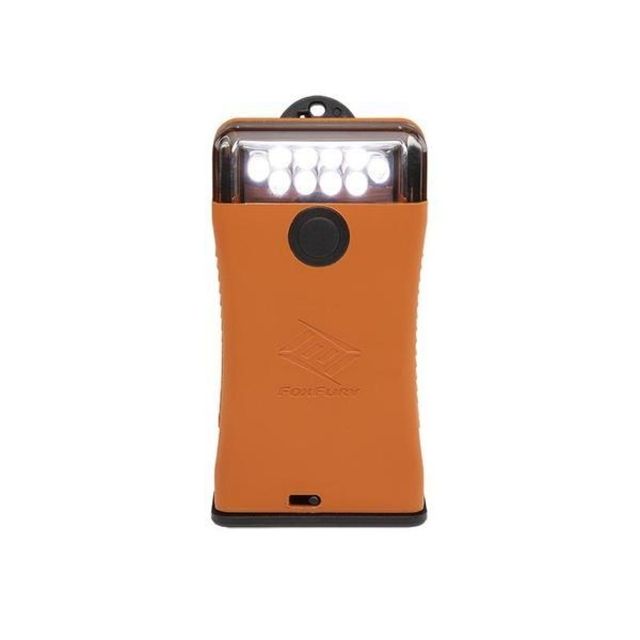 Foxfury Lighting Scout Clip Light 3 x AA 39 Lumens w/ White LEDs Orange One Size - Foxfury
