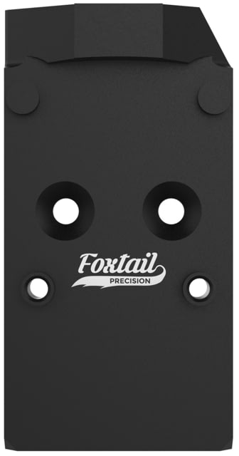 USED Foxtail Precision  Rear Sight Dovetail Optic Adapter For CZ Shadow Black - Foxtail Precision