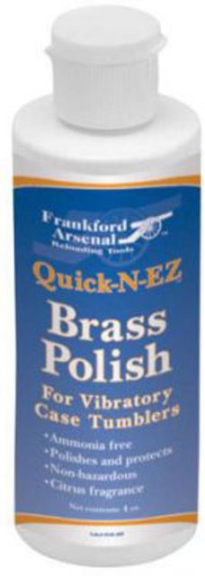 Frankford Arsenal Quick-n-EZ Brass Polish 4 oz Blue/White
