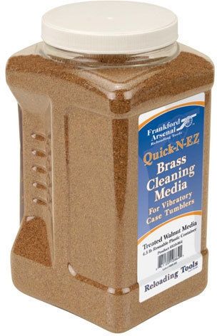 Frankford Arsenal Treated Walnut Hull Media 18 lbs - 3-1/2 Gallon Bucket Clear/Grey