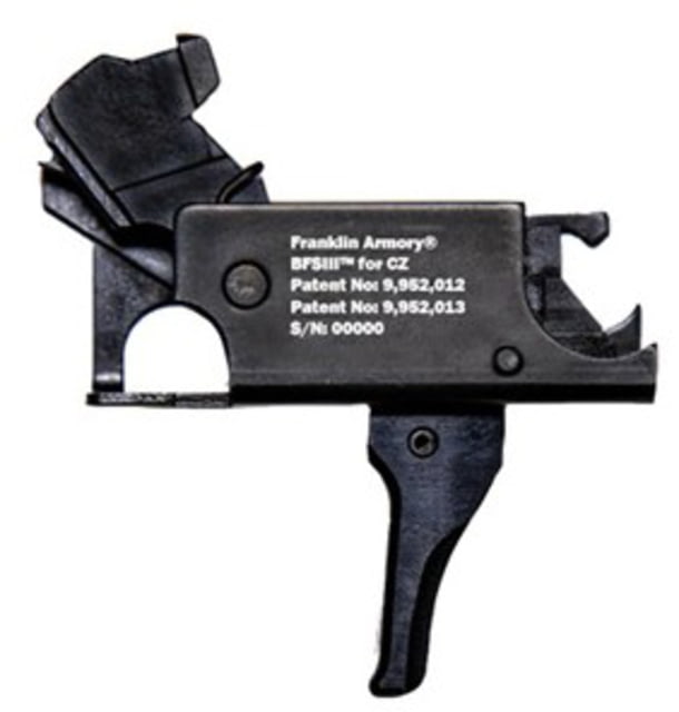 USED Franklin Armory BFSIII CZ-S1 Binary Firing System for CZ Scorpion Straight Black  EDEMO1 Condition Parts Only/Salvage Defective - Franklin Armory