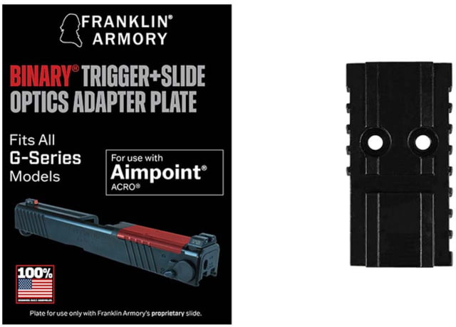 Franklin Armory G-Series Optics Plates for Aimpoint Acro Black - Franklin Armory