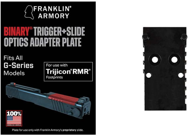 Franklin Armory G-Series Optics Plates for Trijicon RMR Black - Franklin Armory