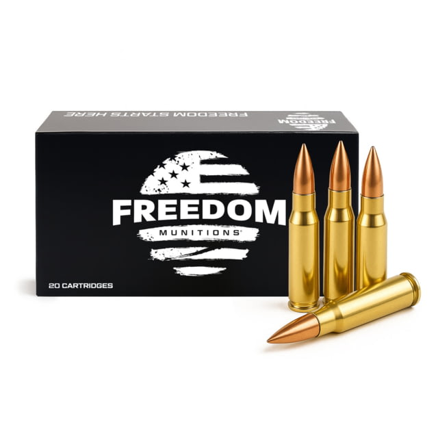 edom Munitions .308 Win 147 Grain Full Metal Jacket Brass Rifle 100 Rounds Ammo