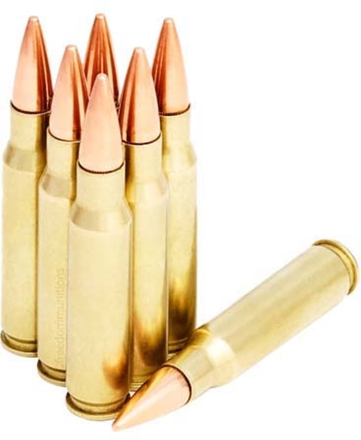 edom Munitions .308 Winchester 150 Grain Full Metal Jacket Brass Cased Pistol 20 Rounds Ammo