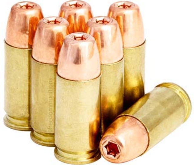 edom Munitions 9mm Luger 124 Grain Hollow Point Brass Pistol 50 Rounds Ammo