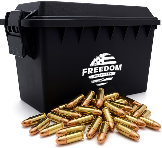 Freedom Munitions .38 Special 125 Grain Flat Point Brass Pistol Ammo 250 Rounds - Freedom Munitions