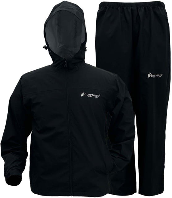 Frogg Toggs Vapor Rain Suit - Women's Black Small/Medium