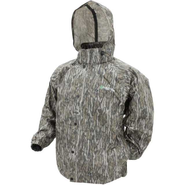 Frogg Toggs Pro Action Rain Jacket - Men's Mossy Oak Bottomlands Large