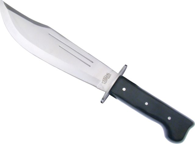 Frost Carson's Raiders Bowie Fixed Blade Knife 8.875in Bowie Black Pakkawood Handle F - Frost