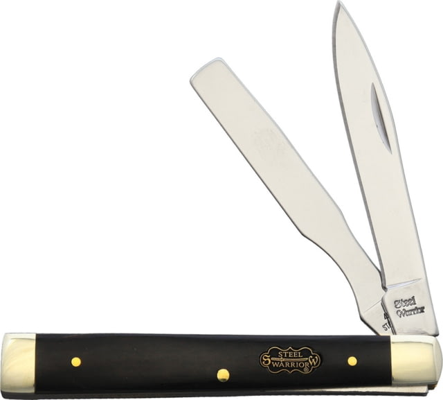 Frost Doctors Knife Buffalo Horn Folding Knife Mirror SS Spear And Spatula Blades Buffalo Horn Handle - Frost Cutlery