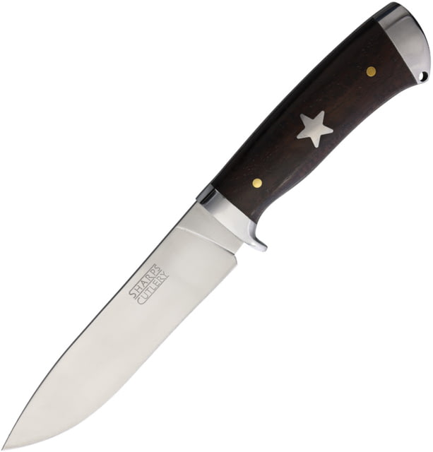Frost Fixed Blade Pakkawood Knife 5.75" mirror finish 3Cr13 stainless blade Brown pakkawood handle - Frost