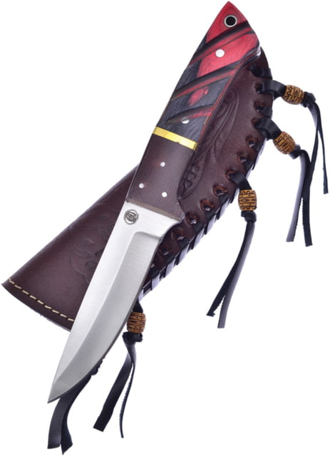Frost Hunter Frostwood w/Sheath Knife 4.25" satin finish stainless blade Frostwood handle - Frost