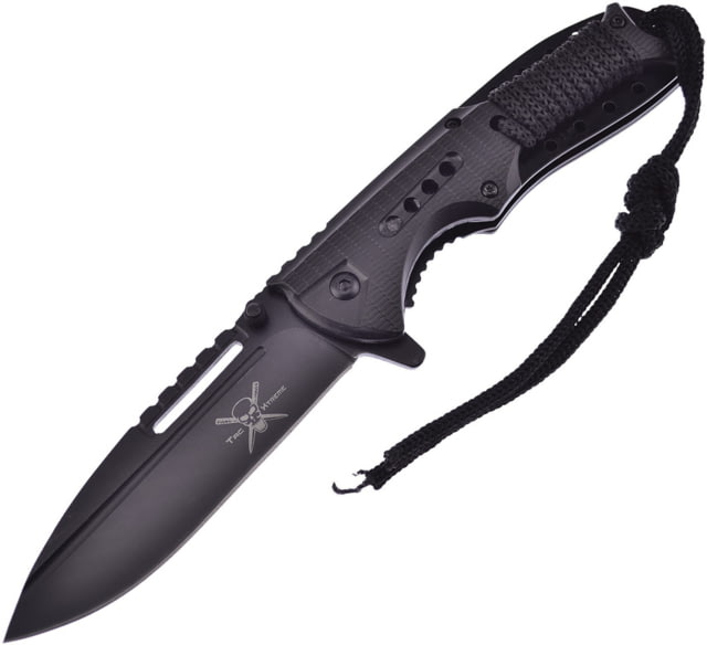 Frost Linerlock A/O Black Folding Knife3.75in3Cr13 Stainless SteelStandard Edge Black Handle - Frost Cutlery