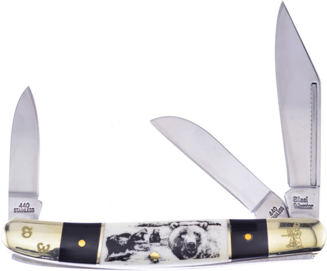 Frost Wrangler Bear Etch Bone FSW112BHSBB - Frost Cutlery