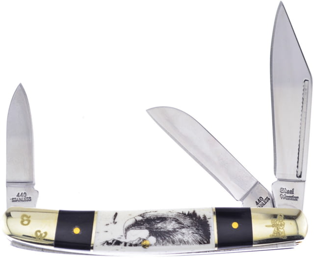 Frost Wrangler Eagle Etch Bone FSW112BHSBE - Frost Cutlery