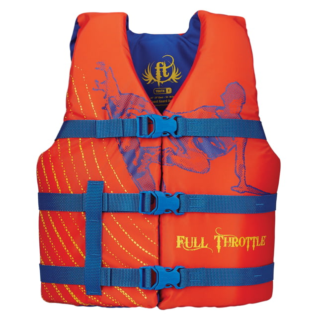 Full Throttle Youth Character Vest Orange