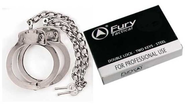 Fury Professional Double Lock Leg Iron Oversized w/Key - Fury