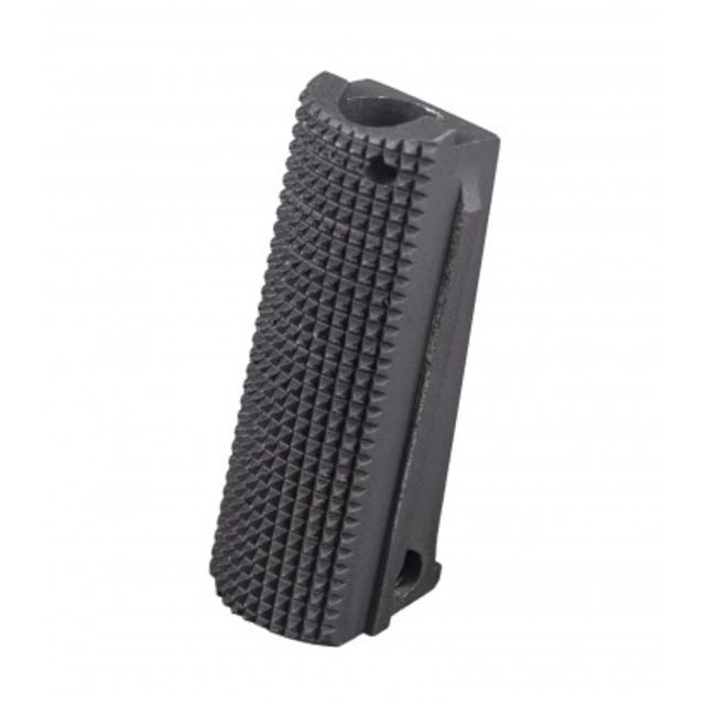 Fusion Firearms Mainspring Housing Alloy Officer Checkered Black