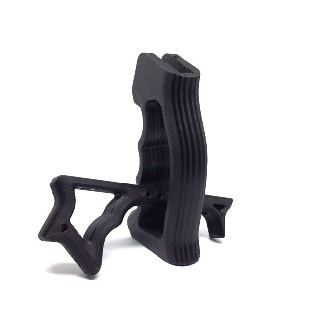 Future Forged Vengeance Grip AR-15 Carbon Fiber SG-2 Frame + Halex Foregrip KeyMod Carbon Black - Future Forged