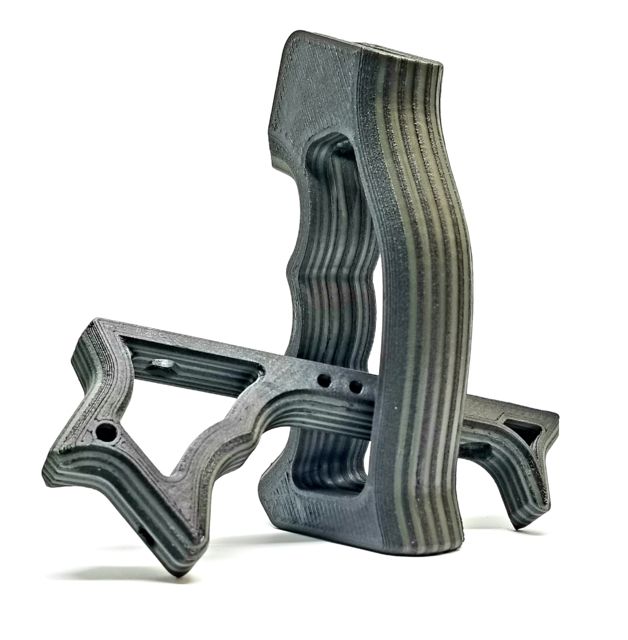 Future Forged Vengeance Grip AR-15 Carbon Fiber SG-2 Frame + Halex Foregrip KeyMod OD Green/Carbon Black - Future Forged