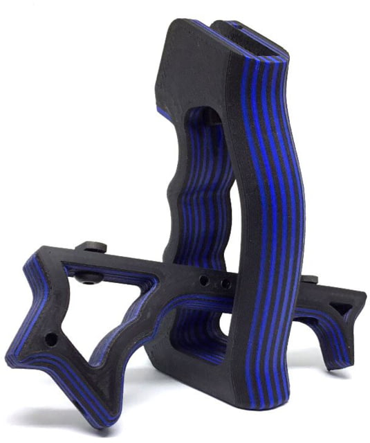 Future Forged Vengeance Grip AR-15 Carbon Fiber SG-2 Frame + Halex Foregrip M-LOK Blue/Carbon Black - Future Forged
