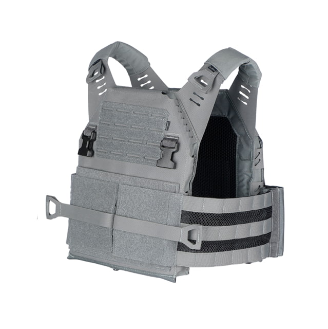 G-Code Assaulter's Plate Carrier Grey Large- SAPI ESAPI and 10.125in x 13.25in cuts up SYNC-APC-1-GY-8RCB-LG - G-Code
