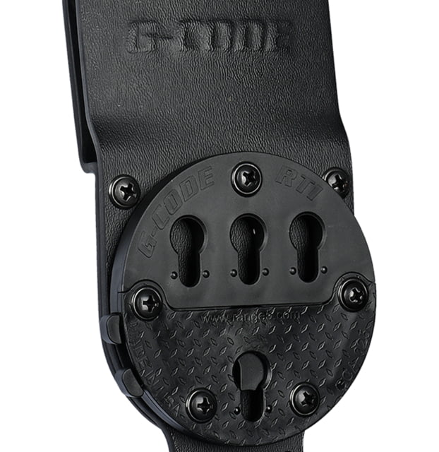 G-Code GCA200 STATIC GRIP RTI Optimal Drop Cobra Buckle Pistol Platform Black - G-Code