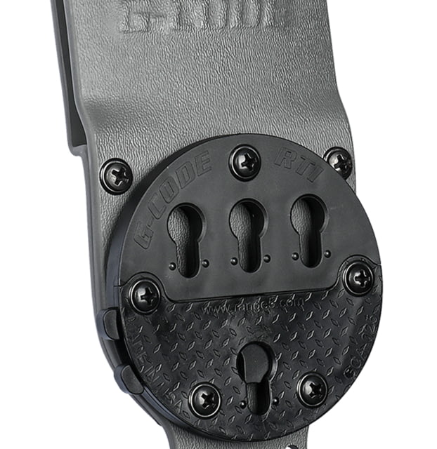 G-Code GCA200 STATIC GRIP RTI Optimal Drop Plastic Buckle Pistol Platform Grey - G-Code