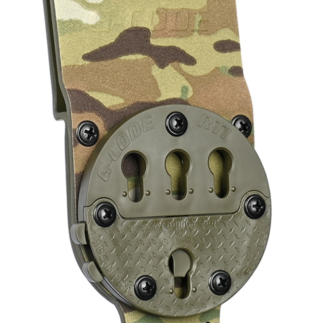 G-Code GCA200 STATIC GRIP RTI Optimal Drop Plastic Buckle Pistol Platform Multicam Green